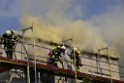 Dachstuhlbrand Koeln Poll Geislarerstr P088